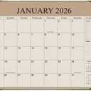 Simplified Desk Calendar 2026 with Desktop Mat, 12 Month Large Desk Pad Calendar from January 2026 to December 2026, 22" x 17" Desk Pad Calendar 2026 for Home, School Office, Green (Cyan)