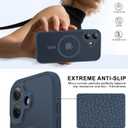 Faiono Magnetic for iPhone 17 Case [Full Camera Protection][Military-Grade Protection][Compatible with MagSafe] Shockproof Protective Slim Phone Case for iPhone 17, Midnight Blue