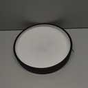 Matte Black Flush Mount Ceiling Light, 3000-5000K 13inch Modern Bedroom Lighting Fixtures Ceiling Mount, Dimmable Overhead Led Light Fixture for Hallway Bathroom Stairwell, ETL Listed