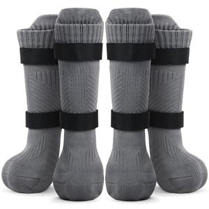 LOOBANI Dog Socks for Outside to Prevent Licking Paws, Dog Socks for Winter Hot Pavement, Dog Booties for Medium Senior Dogs, Dog Boots & Paw Protectors with Straps, M