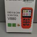 OBD2 Scanner,V880 Car Scanner Diagnostic Tool: Car Check Engine Code Reader with Reset,Live Data & Freeze Frame,Mode 6, Mode 8, OBDII Scan Tool for All OBD II Protocol Vehicles Since 1996