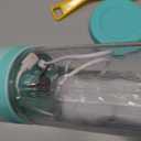 COKUNST 18oz Portable Blender, USB Rechargeable Personal Size Blenders, Smoothie Blender with 6 Blades for Protein & Shakes, Mini juicer with Extra Handle Lid for Travel Sports Outgoing, Green