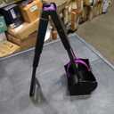 Pet Litter Box, Foldable Medium Size 45cm, with Handle, Large Capacity, Portable, Suitable for Cats and Dogs(Purple)