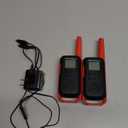 Motorola Solutions, Portable FRS, T210, Talkabout, Two-Way Radios, Rechargeable, 22 Channel, 20 Mile, Black W/Red, 2 Pack