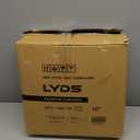 LYDS Spyder GM Gunmetal Gray Universal 16 inch Premium ABS Hubcap Wheel Cover Replacement Set of 4 - GWC-16GM-B