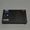 BrizLabs Smart Fairy String Lights, 66ft 200 LED WiFi Pink & White Valentine's Day Fairy Lights App Control, Dimmable Rainbow Christmas Lighting, Music Sync Xmas Lighting Work with Alexa & Google Home