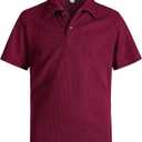 Boys Casual Polo Shirt Short Sleeve Waffle Solid Collared Shirts for Kids Aged 8 Year