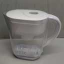 Brita Water Filter Pitcher for Tap and Drinking Water with 1 Standard Filter, Lasts 2 Months, 6-Cup Capacity, BPA Free, White