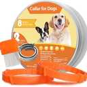 Flea Collars for Dogs, Dog Flea & Tick Control Flea Collar 8 Months Protection, Waterproof Dog Flea Collar, Flea Prevention for Dogs with Comb