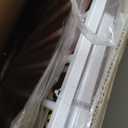 Keny 29"-42.5" Baby Gate for Stairs, Auto Close Safety Dog Gate, Pressure Mounted Easy Walk Through Pet Gate for Doorways, Durable Stair Gate, 30" Tall, White