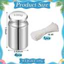 Relaxweex 4pcs 100g Pool Fountain Anchor Replacement Set Fountain Pool Weight with String Anchor for Floats Weight