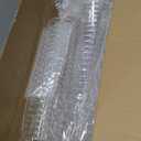 50 Sets Plastic Martini Glasses - 5 oz Disposable Cocktail Glasses with Stem, Disposable Tall Martini Glasses for Christmas New Year Party, Wedding, Wine, Margarita, Desserts, Ice Cream, Unbreakable