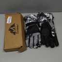 Ski Gloves, Warmest Waterproof and Breathable Snow Gloves for Cold Weather, Fits Both Men & Women,for Parent Child Outdoor (Grey)