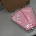Queenmore Dog Cone,Soft Dog Cones for Large Dogs After Surgery,Comfy Cone for Dogs to Stop Licking, Adjustable Recovery Collar,Elizabethan Pet E-Collar for Wound Healing (Pink, L)