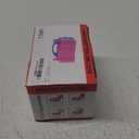 IDAODAN Electric Balloon Pump, Portable Electric Balloon Blower Machine Balloon Air Pump Dual Nozzle Rose Red 110V 600W Balloon Inflator for Party Decorations