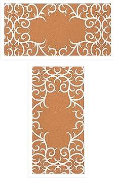 Juvale Decorative Cork Bulletin Boards for Walls (10 x 24 in) - White Frame Pin Board for Office, Bedroom & Room Decor