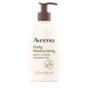 Aveeno Daily Moisturizing Body Lotion with Soothing Oat and Rich Emollients to Nourish Dry Skin, Fragrance-Free, 12 Fl Oz (Pack of 9)