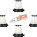 4 Pack HEPA Filters Washable, Reusable Filter for Nichilas Cordless Handheld Vacuum Cleaner Only for ASIN: B0CH13ZRZ7 and ASIN: B0DW8RFZ26