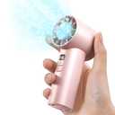 Honeasort Portable Handheld Turbo Fan | Speed(1-120) Adjustable Mini Fan featuring Cooling Mode | 5000 mAh Rechargeable Battery | Metal Body & LED Display | Gifts for Men Women, Camping & Outdoor