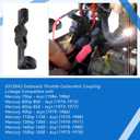 53719A2 Outboard Throttle Carburetor Coupling Linkage(1PCS) Compatible with Mercury 4cyl Outboards 40hp,45hp,50hp
