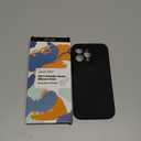 LOVE 3000 Designed for iPhone 15 Pro Max Case, Premium Silicone with [Soft Anti-Scratch Microfiber Lining] Shockproof Protective Phone Case for Men Women Girls 6.7", Black