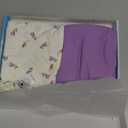 ZIGJOY Baby Transitional Swaddles for Newborns: 0.5 Tog Arms Up Sleep Sack 3-6-12 Months Soft Cotton Shark Fin 2 Way Zipper (2 Pack-purple&flower)