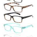 NORPERWIS Reading Glasses 5 Pairs Quality Readers Spring Hinge Glasses for Reading for Men and Women (5 Pack Mix Color -3, 2.25)