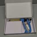 50ML Semi Automatic Livestock Syringe, Adjustable Continuous Repeating Luer Lock Syringe for Cattle Cow Goat Sheep Pig