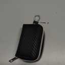 Faraday Bag for Car Keys, Anti-Theft Carbon Fiber Key Fob Storage Case RFID Signal Blocking Bag, Faraday Key Fob Holder Protector Portable Signal Blocker with Zipper