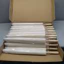Aodaer 24 Pack 33 Inches Paper Umbrellas for Wedding Chinese Japanese Parasol Paper Decorative Oiled Umbrella DIY Painting Crafts for Bridal Party Decor Photography Props, White