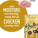 Tiki Cat Born Carnivore Broths Wet Cat Food Topper, Chicken, 1.3 oz. Pouch (12 Count) (EXP 09/01/27)