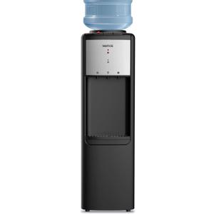 Hot & Cold Water Dispenser, Top Loading Water Cooler Dispenser for 3 or 5 Gallon Bottles, 3 Temperatures with Hot, Room & Cold Spouts, Child Safety Lock, Water Machine for Home/Office