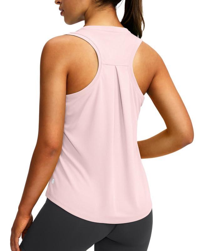 Women's Workout Tops Racerback Athletic Tank Tops Sleeveless Loose Fit Yoga Running Gym Shirts for Women size XS
