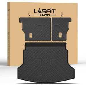 LASFIT Cargo Mat with Backrest Mat for Honda CRV 2012-2016