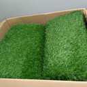 Artificial Turf Grass Outdoor - Synthetic Realistic Fake Grass Indoor Turf Rug with Drainage Holes for Patio, Balcony, Backyard, Landscape Decoration - Pet Friendly Dog Grass Mat (6FT x 10FT)