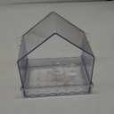 Nature's Way Win-3 Clear View Window Bird Feeder with Strong Suction Cups, Transparent Outdoor Wild Bird Seed Feeder and Dcor, 2 Cup Capacity, Clear, 6.5"