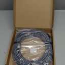 Highwings Long 8K Fiber Optic HDMI Cable 50 FT, 2.1 Unidirectional 48Gbps High-Speed Slim HDMI Braided Cord 8K60Hz 4K120Hz HDR/eARC HDCP 2.2/3D Compatible for PS5 and DVD Player (Grey)