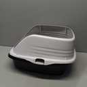 Arm & Hammer Rimmed Cat Litter Box with High Sides and Microban, Made in USA