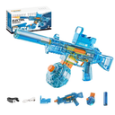 Electric Water Gun for Adults Kids, Automatic Squirt Watergun Pistol with Led Lights, Summer Outdoor Pool Beach Party Toys, UMP45 Blue