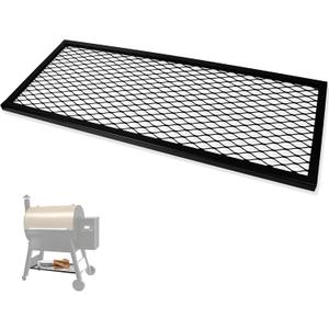 Pellet Grill Storage Shelf Compatible With Traeger Pro 780 and Traeger Ironwood 885, Powder Coated Steel Shelf Increases Extra Storage, Grill Accessories for Traeger Pro 780 and Traeger Ironwood 885