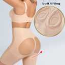 PRETTYWELL Shapewear Tummy Control Shorts for Women, Comfort High Waisted Body Shaper, Seamless no Rolling Thigh Slimmer (Beige, L)