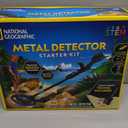 National Geographic Starter Metal Detector Kit for Kids - Kids Metal Detector with 7.4" Waterproof Coil & Trowel, Lightweight Gold Detector, Beach Detecting, Gift for Boys & Girls