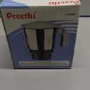 Preethi Medium Mixer Jar for Eco Twin, Eco Plus, Nitro and Blue Leaf, 1-Liter, Silver