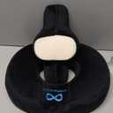 Everlasting Comfort Lumbar Support Pillow & Donut Cushion Bundle - Office Chair Back Support for Gaming, Car, Couch - 2-in-1 Hemorrhoid Cushion + Seat Cushion for Daily Sitting at Work, Home, Missing pcs