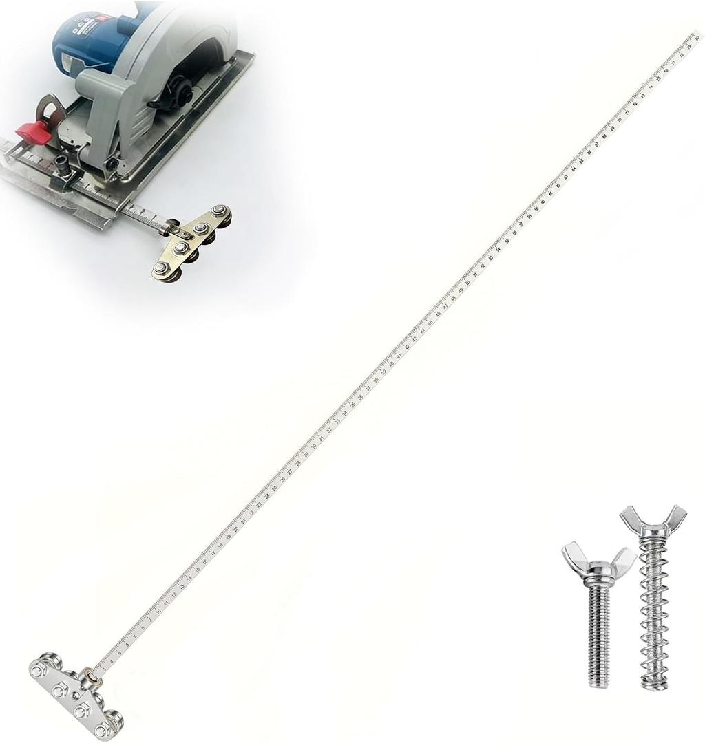 31.5 Inch Positioning Calipers for Circular Saw, Positioning Calipers for Precise Measurement, Circular Saw Positioning Calipers, Cutting Guide for Circular Saw Furniture Making (Four-Axis)
