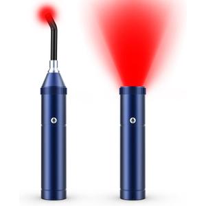 Red Light Therapy Device Rechargeable Infrared Light Wand for Body Pain Relief for Women Men Elders Dogs on Lips Mouth Nose Ear Hands Feet Knee Ankle Joint Muscle,Blue