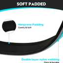 Dog Collar for Small Medium Large Dogs, Reflective, Adjustable Heavy Duty Dog Collar, Soft Neoprene Padded Comfortable for Walking (Blue, M)