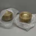 bUCLA 60 Pack Disposable Plastic Bowls 12oz - Clear Gold Glitter Plastic Salad/Dessert/Soup Bowls - Perfect for Party, Wedding & Thanksgiving