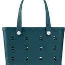Armerssi X-Large Rubber Tote Beach Bag for Women | Medium Durable Rubber Bag Waterproof Washable Versatile Tote Bags, Midnight Blue