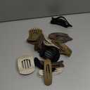 Flat Hair Clips:12pcs French No-Slip Large Flat Hair Claw Clips for Thin/Thick Hair, classic Matte Hair Accessories Gifts For Women Girls (Matte)